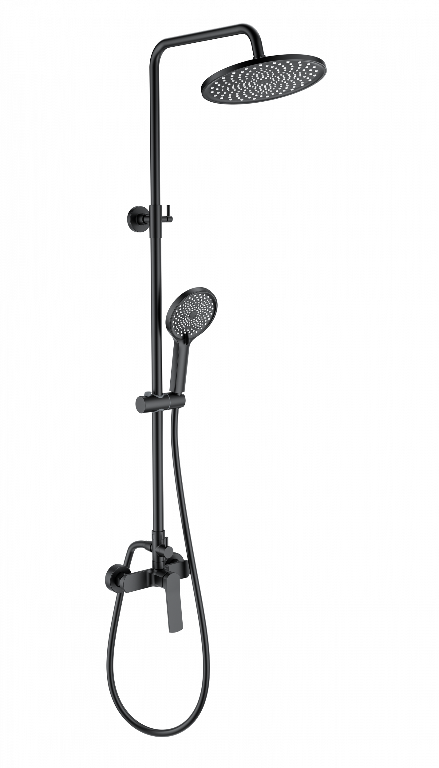 Душевая система WONZON & WOGHAND, Черный матовый WW-B3200-MB