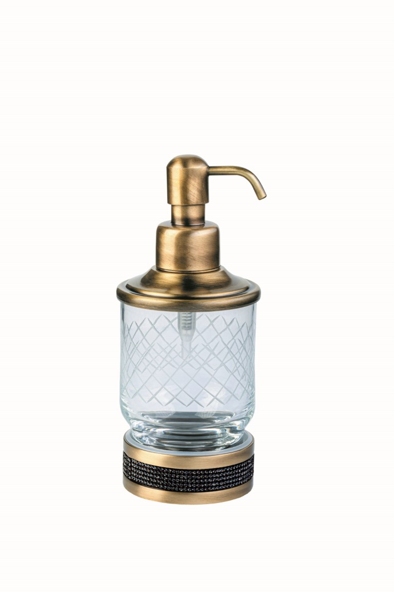 Настольный диспенсер Boheme ROYALE CRISTAL BLACK BR 10929-ROYALE-BR-B