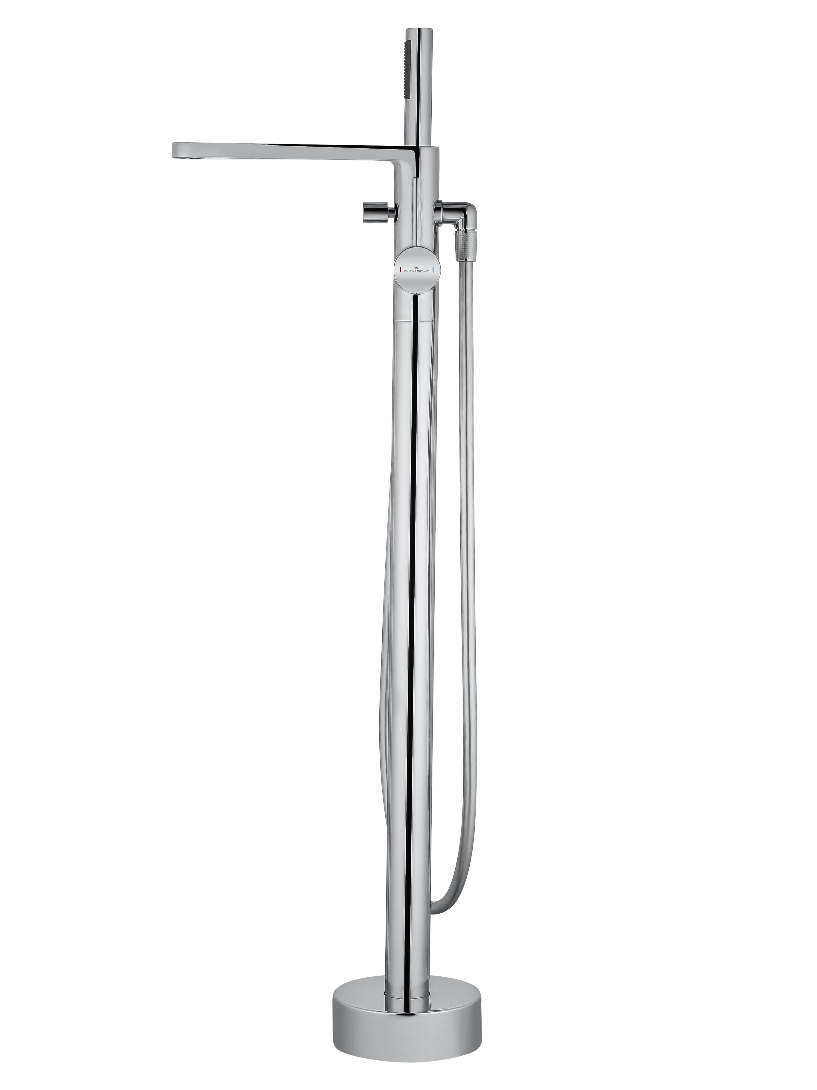 Смеситель для ванны напольного монтажа WONZON & WOGHAND STICK, Хром WW-88649901-CR