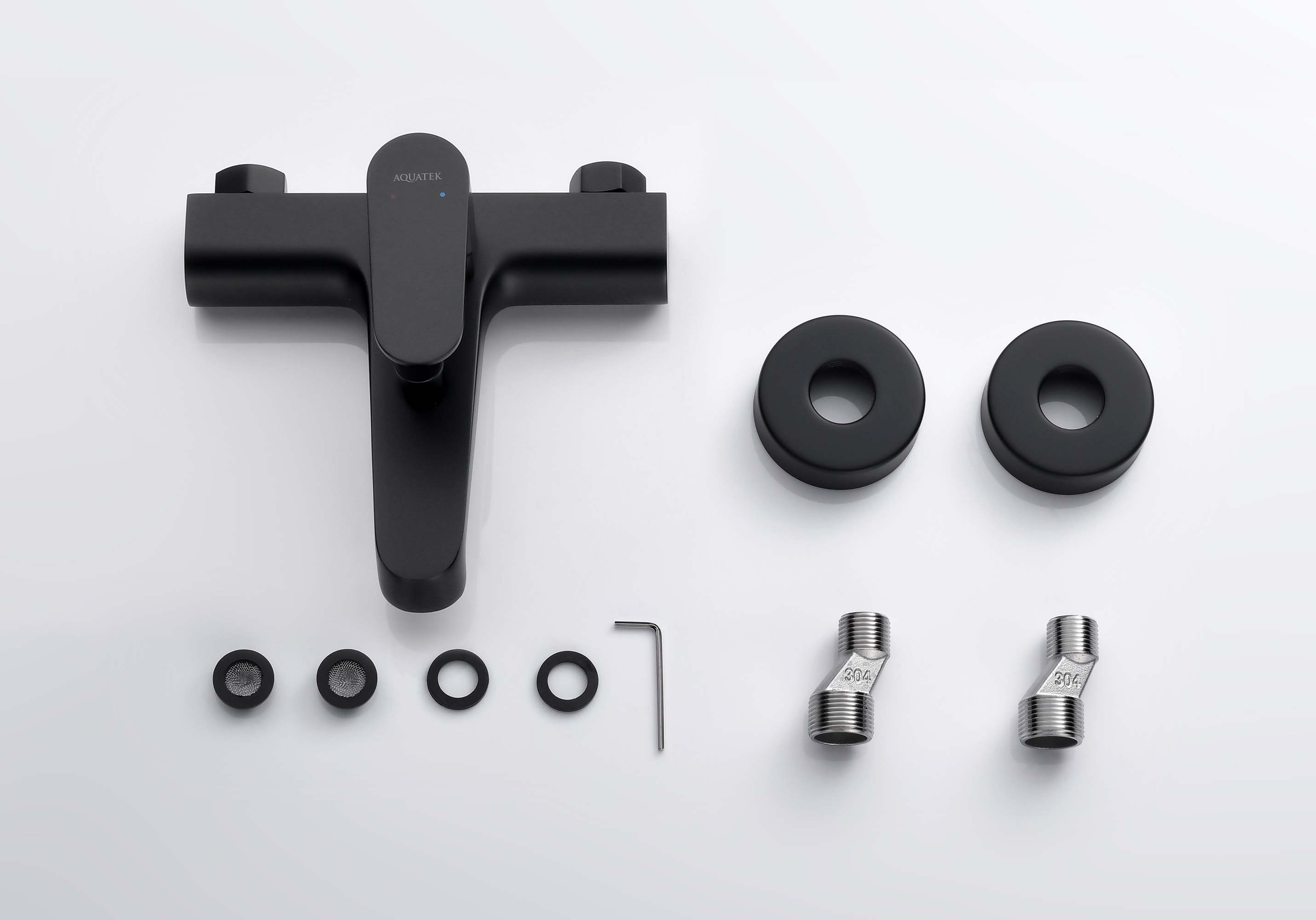 Смеситель Aquatek Оберон AQ1240MB для ванны