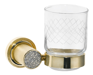 Стакан настенный Boheme ROYALE CRISTAL GOLD 10924-G