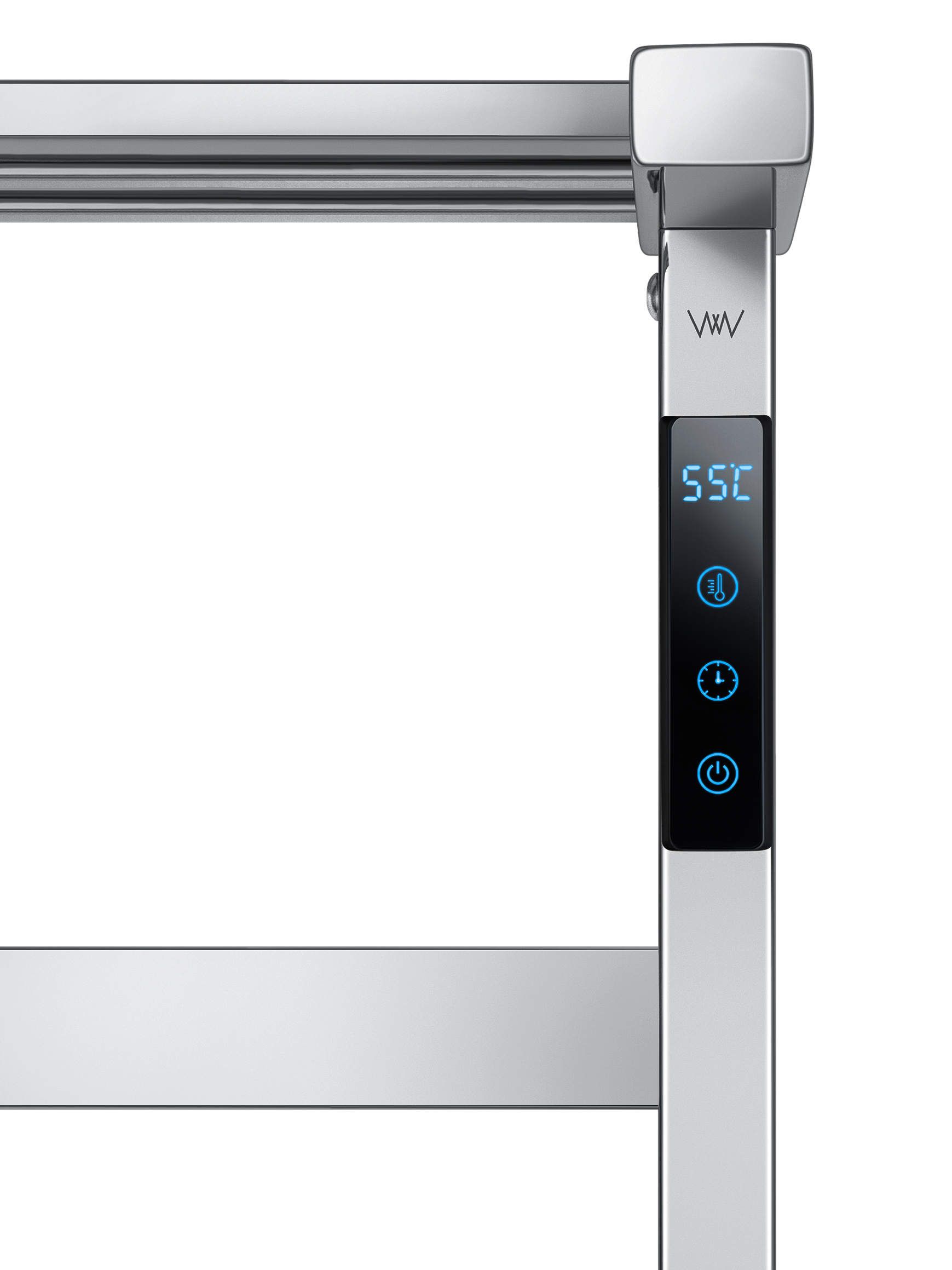 Полотенцесушитель электрический WONZON & WOGHAND FRANKFURT, Хром WW-A1026-CR