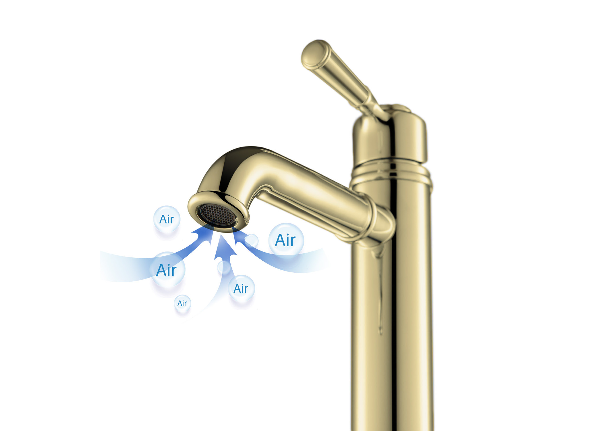 Смеситель Aquatek Классик 235 AQ1504PG для раковины