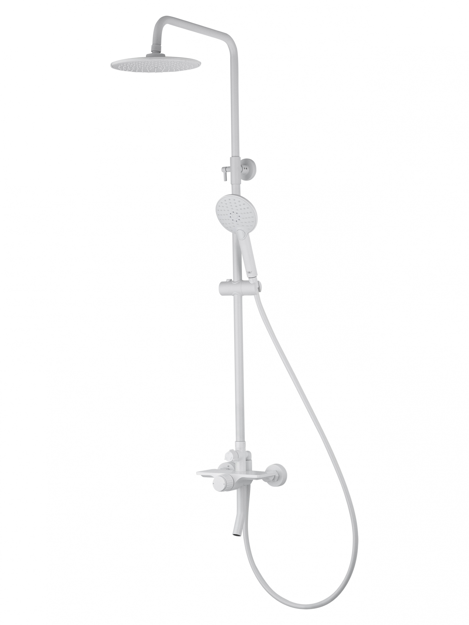 Душевая система WONZON & WOGHAND CLICK, Белый матовый WW-N3S962-MW