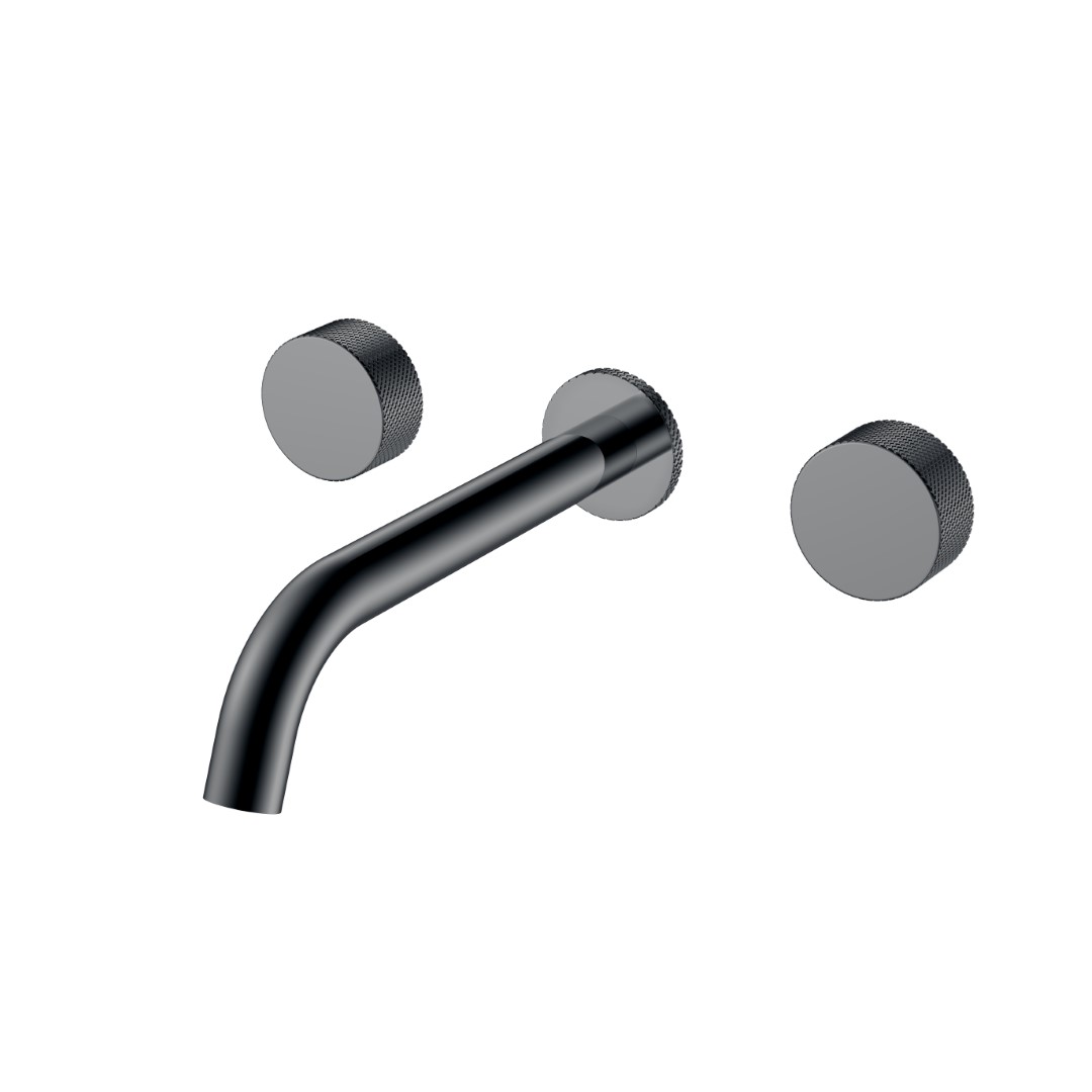 Смеситель из стены Boheme STICK TOUCH на 3 отв. Shine Gun Metal 152-2-SGM.2