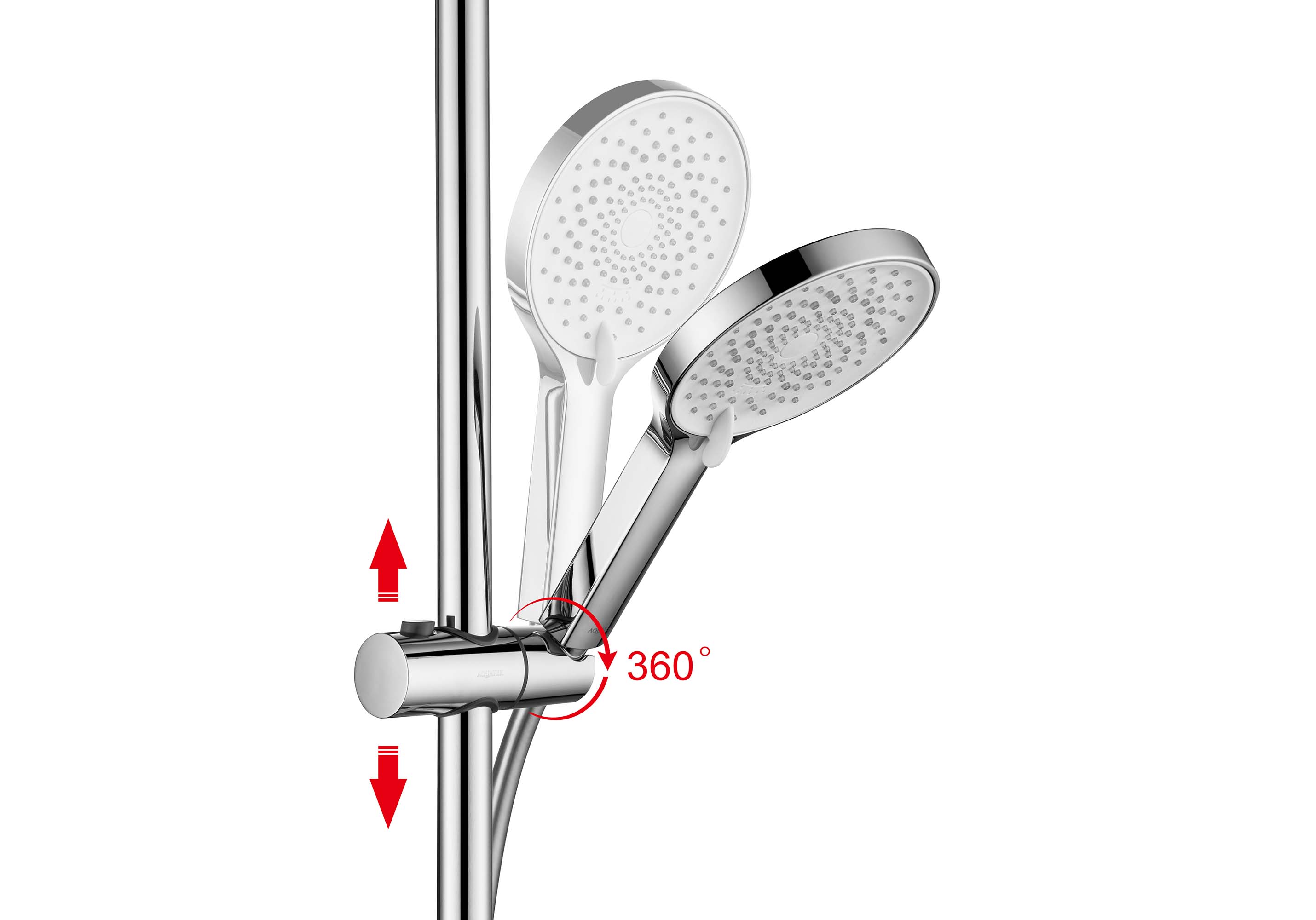 Душевая система Aquatek Лугано AQ2740CR