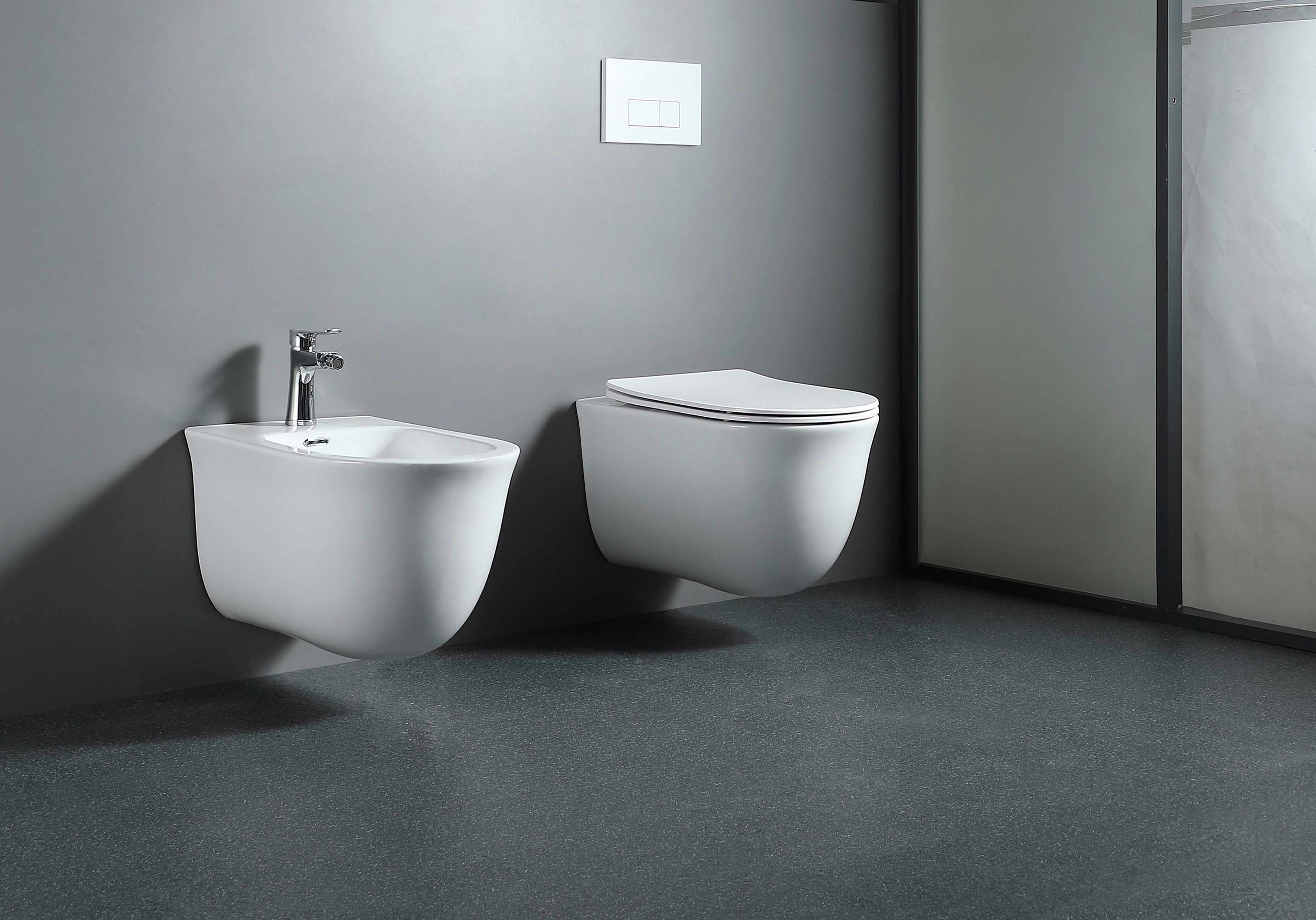 Унитаз подвесной безободковый Aquatek Классик AQ1111-00 с сиденьем Soft Close