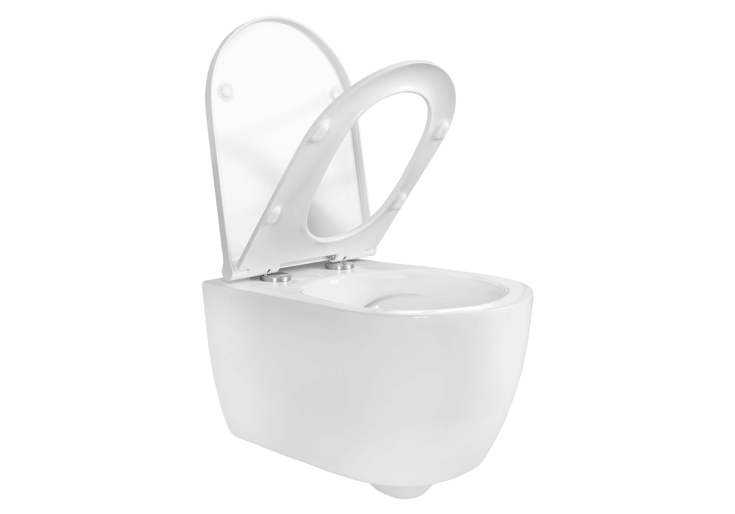 Унитаз подвесной безободковый Aquatek Поларис AQ0700-00 с сиденьем Soft Close