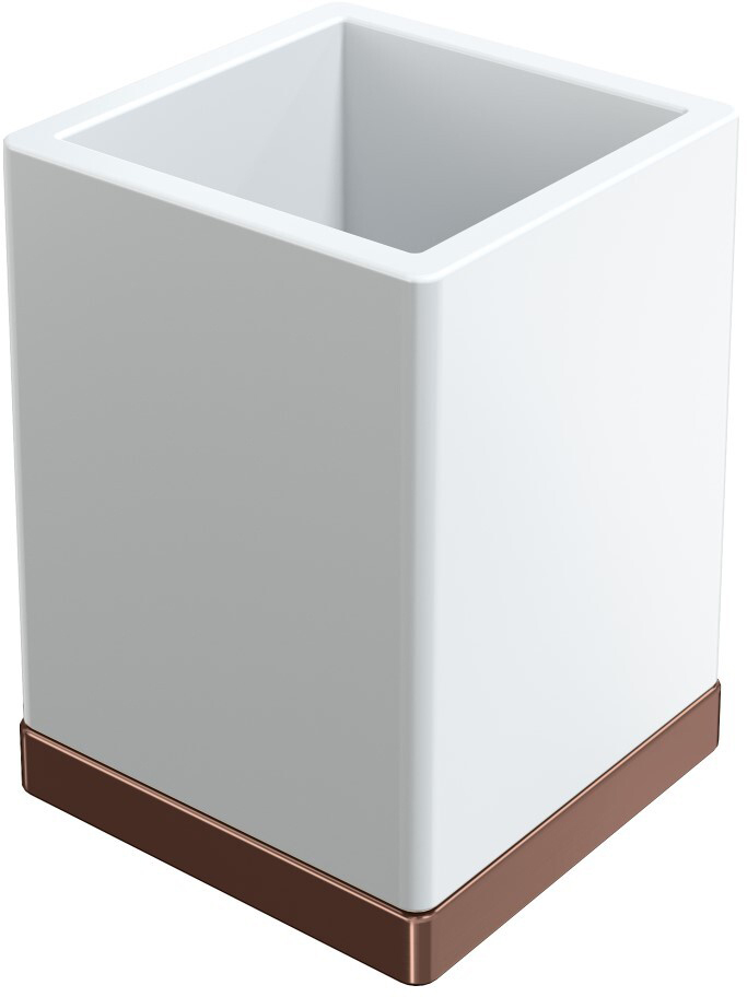Стакан настольный Boheme Qubic Copper Brushed 10961-CB