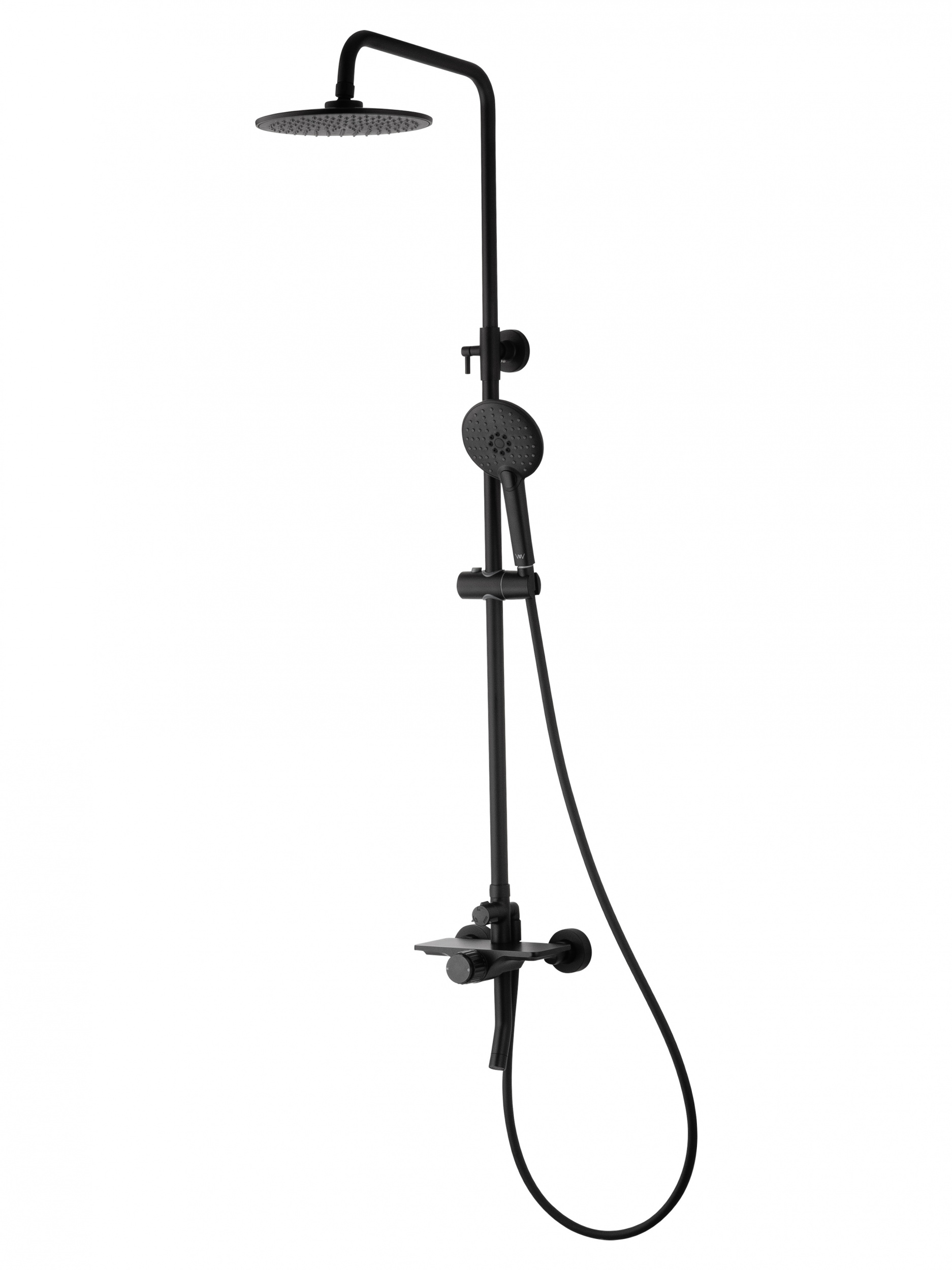 Душевая система WONZON & WOGHAND CLICK, Черный матовый WW-N3S962-MB