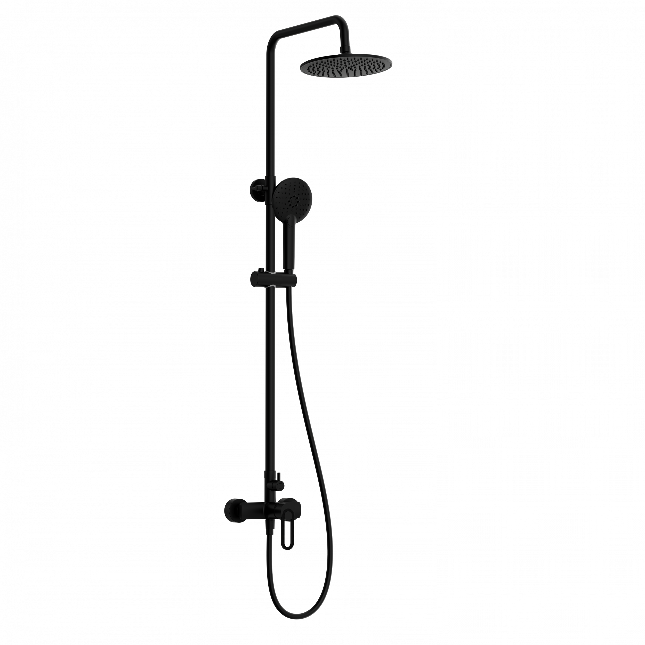 Душевая система WONZON & WOGHAND, Черный матовый WW-B2166-A-MB