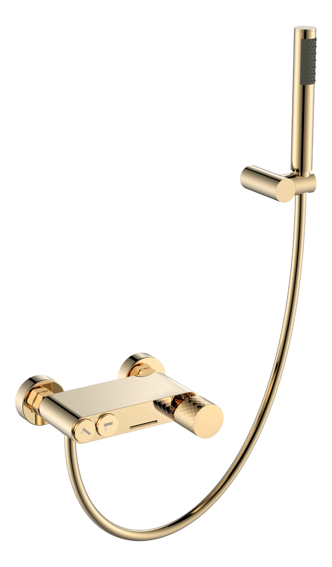 Смеситель Boheme STICK для ванны GOLD DIAMOND GOLD 123-GG