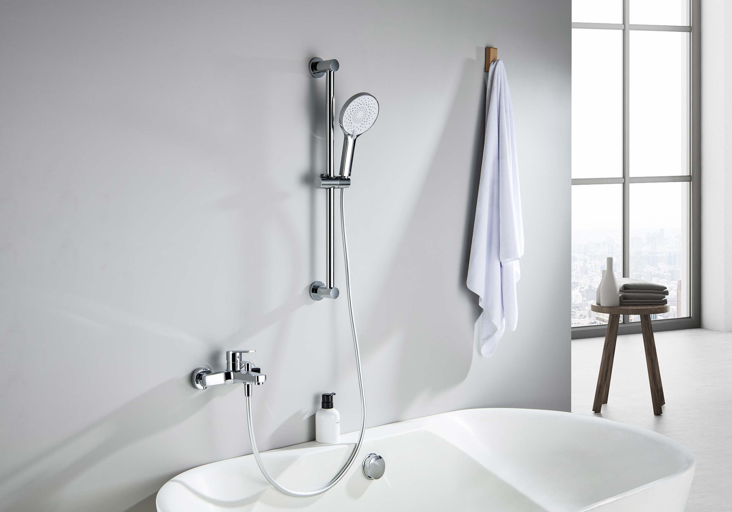 Комплект для ванны и душа Aquatek Лугано AQ1748CR