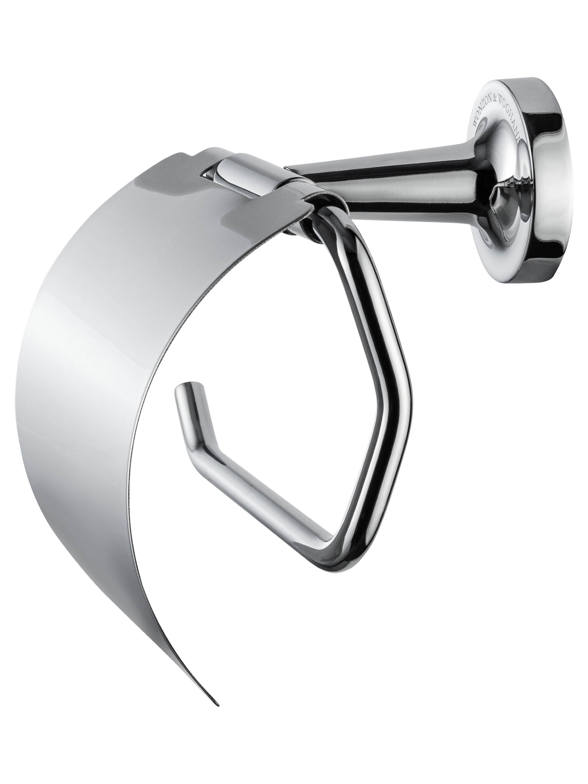 Держатель для туалетной бумаги с крышкой WONZON & WOGHAND SIMPLE, Хром WW-6526