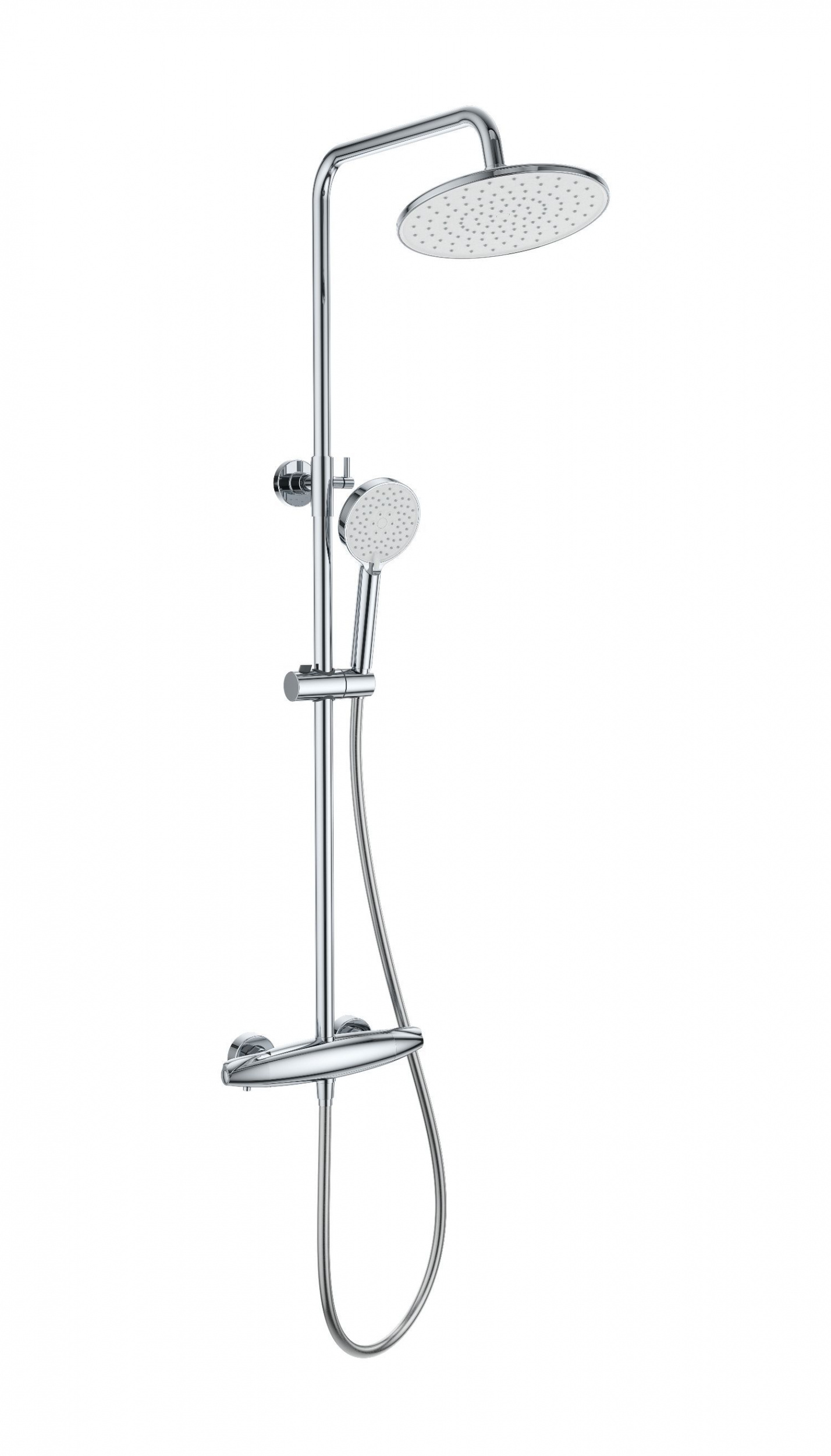 Душевая система с термостатом WONZON & WOGHAND CAPSULE, Хром WW-B3031-A-CR