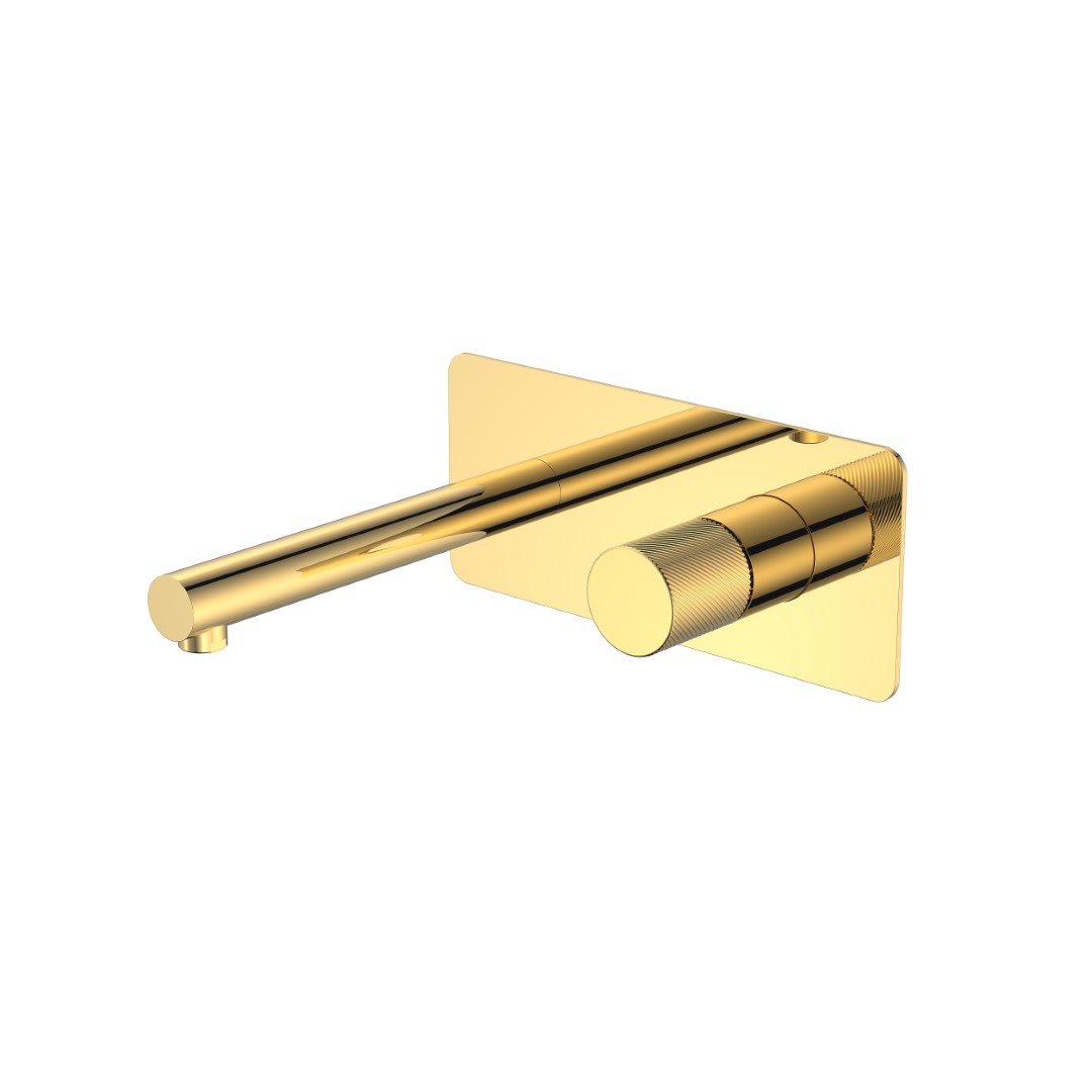 Смеситель Boheme STICK из стены GOLD SPIRALE 125-GG.4