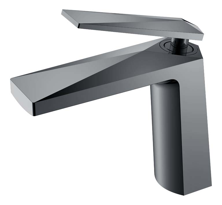 Смеситель для умывальника Boheme VENTURO Shine Gun Metall 371-SGM