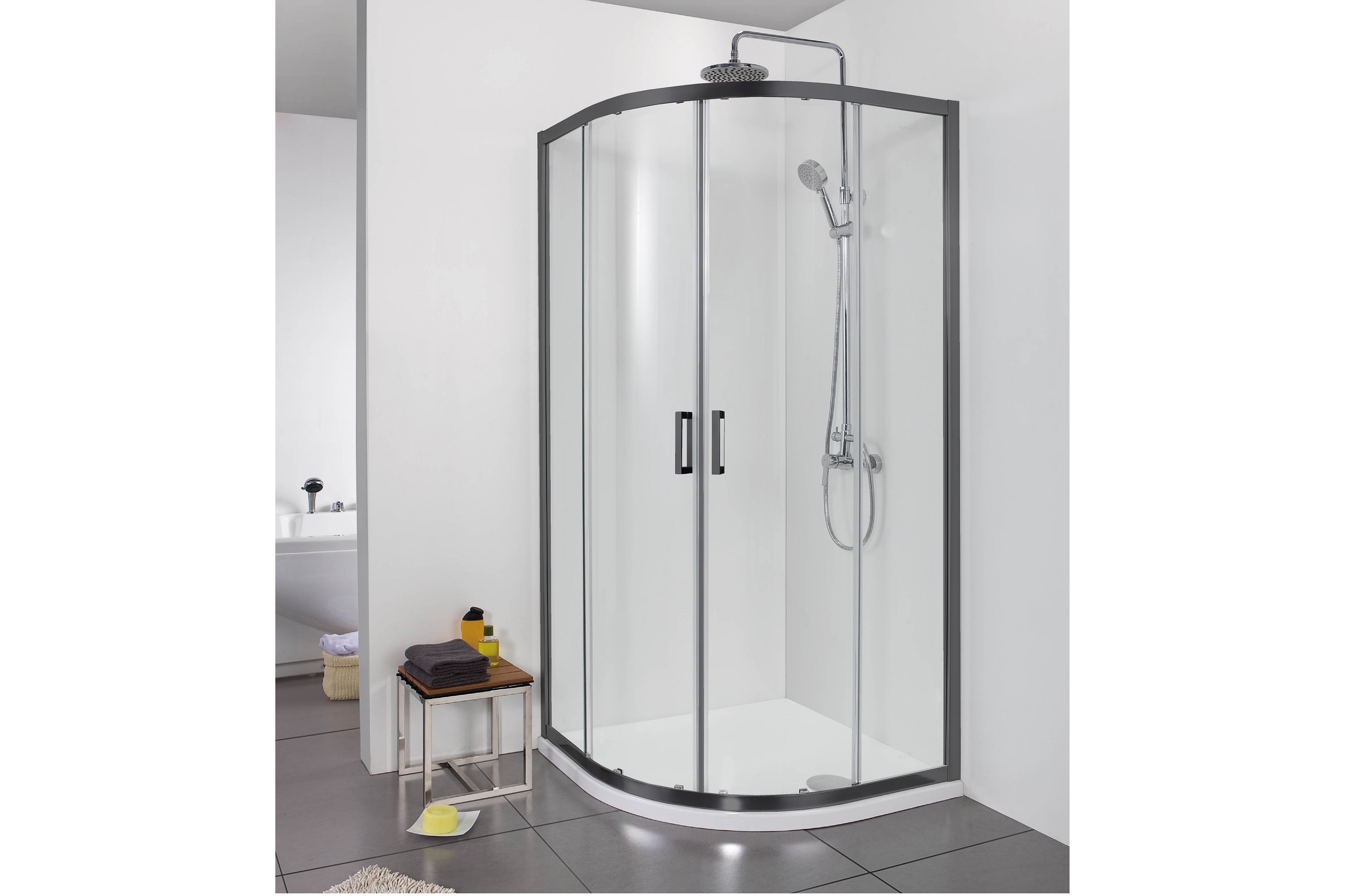 Душевой уголок Aquatek AQ ARI RO 09020BL 90х90 см