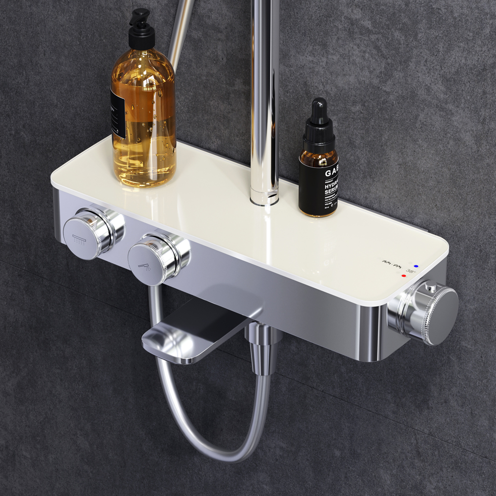 Душевая система AM.PM Inspire 2.0 F0750A500 ShowerSpot с термостатом