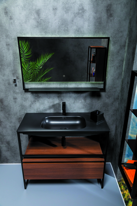 Ящик под консоль Armadi Art LOFT 100 dark wood, 1 полка 894-100-D