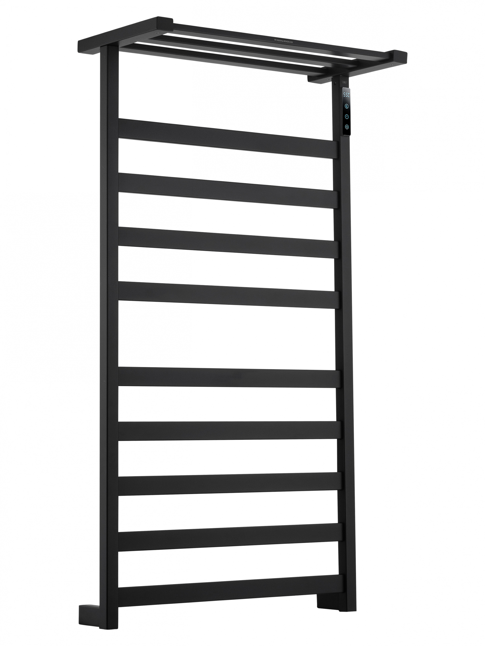 Полотенцесушитель электрический WONZON & WOGHAND FRANKFURT, Черный матовый WW-A1029-MB