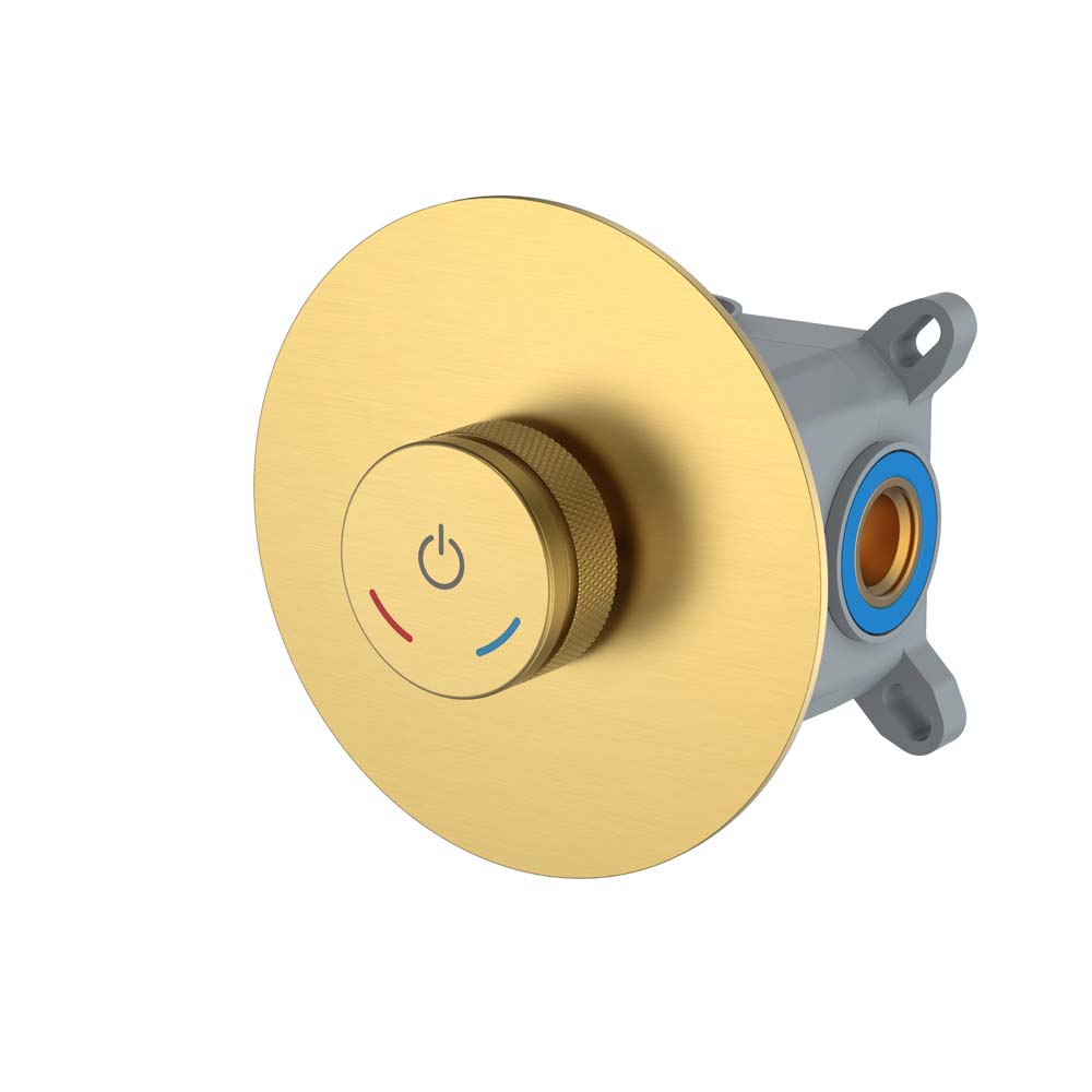 Смеситель автоматический встроенный Boheme TECH Matt Gold 154-4-MG