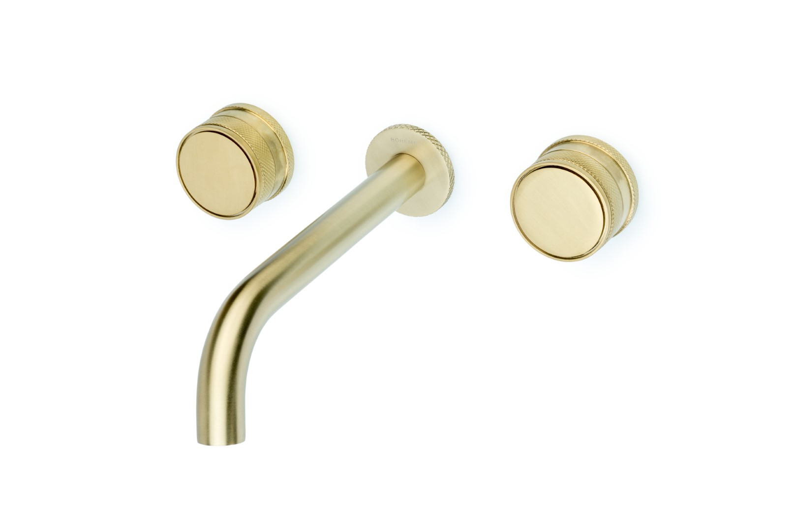 Смеситель из стены Boheme PRESTIGE на 3 отв. MAT GOLD 152-2-MG-PR