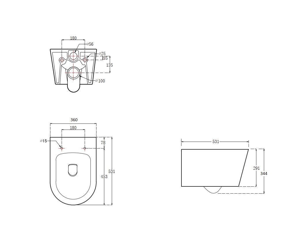 Унитаз подвесной безободковый Aquatek Оберон AQ1365T-00 с сиденьем Soft Close