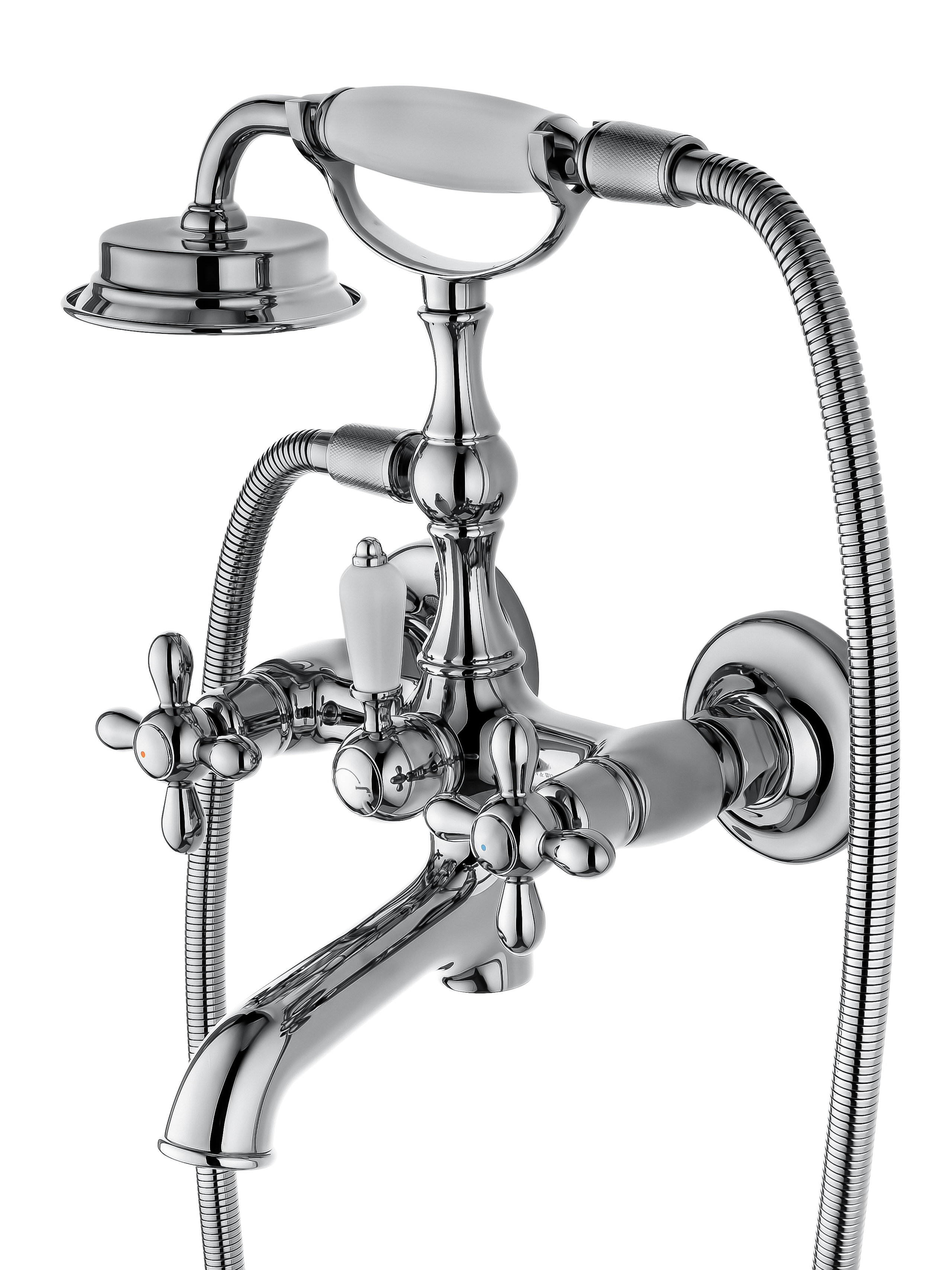 Смеситель для ванны с душем WONZON & WOGHAND RETRO, Хром WW-88639020-CR