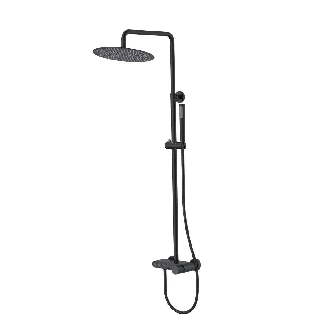 Стойка для душа Boheme STICK BLACK SPIRALE 128-BB.4