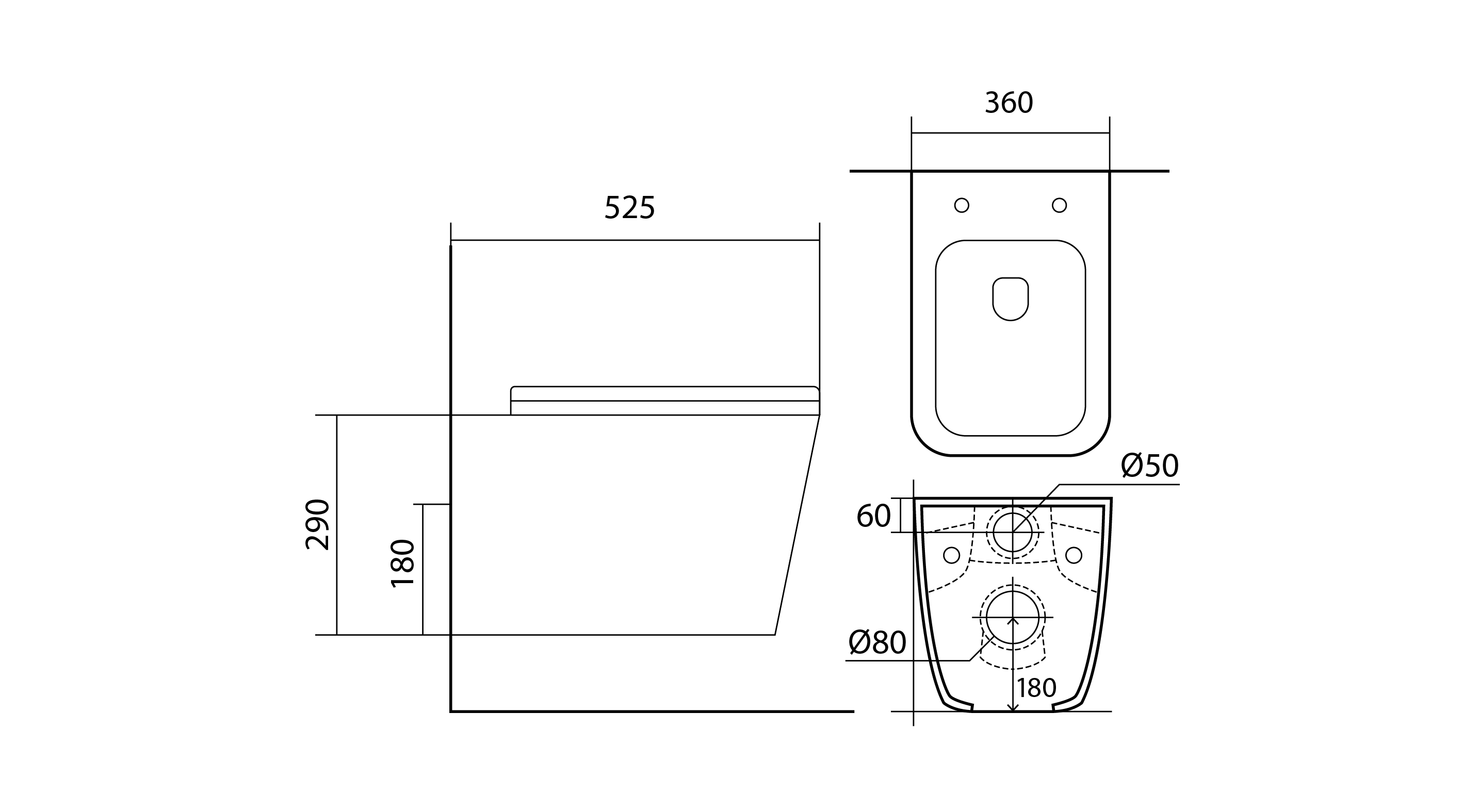 Унитаз подвесной безободковый Aquatek Либра New AQ0530N-00 с сиденьем Soft Close