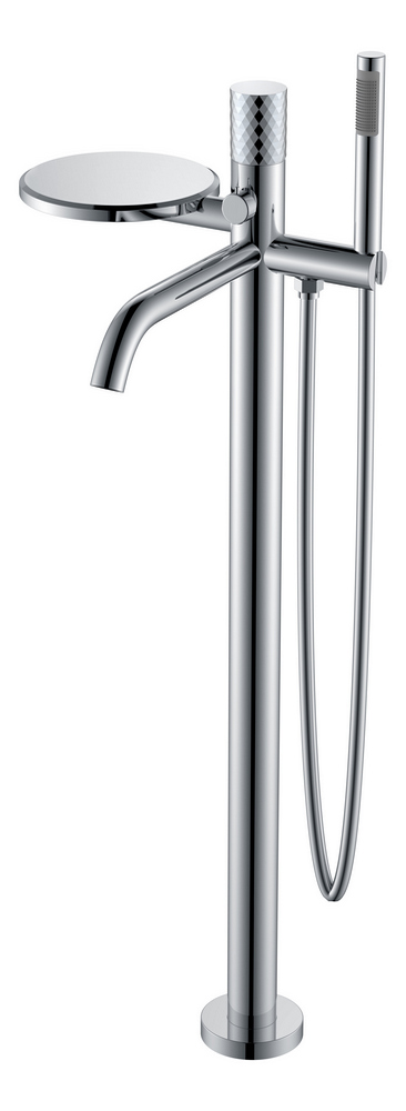 Смеситель Boheme STICK напольный CHROME DIAMOND CHROME 129-CRCR