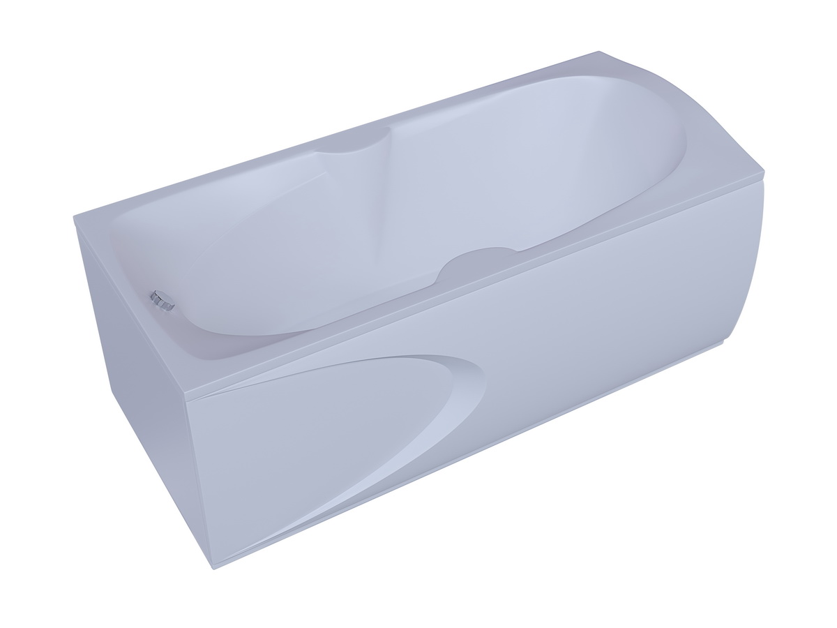 Акриловая ванна Aquatek Европа 180х80 EVR180-0000041 с фронтальным экраном (слив слева, вклеенный каркас)