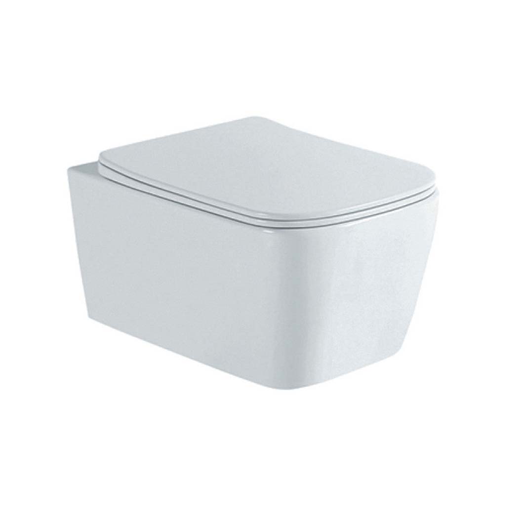 Унитаз подвесной безободковый Aquatek Либра New AQ1148N-00 с сиденьем Soft Close