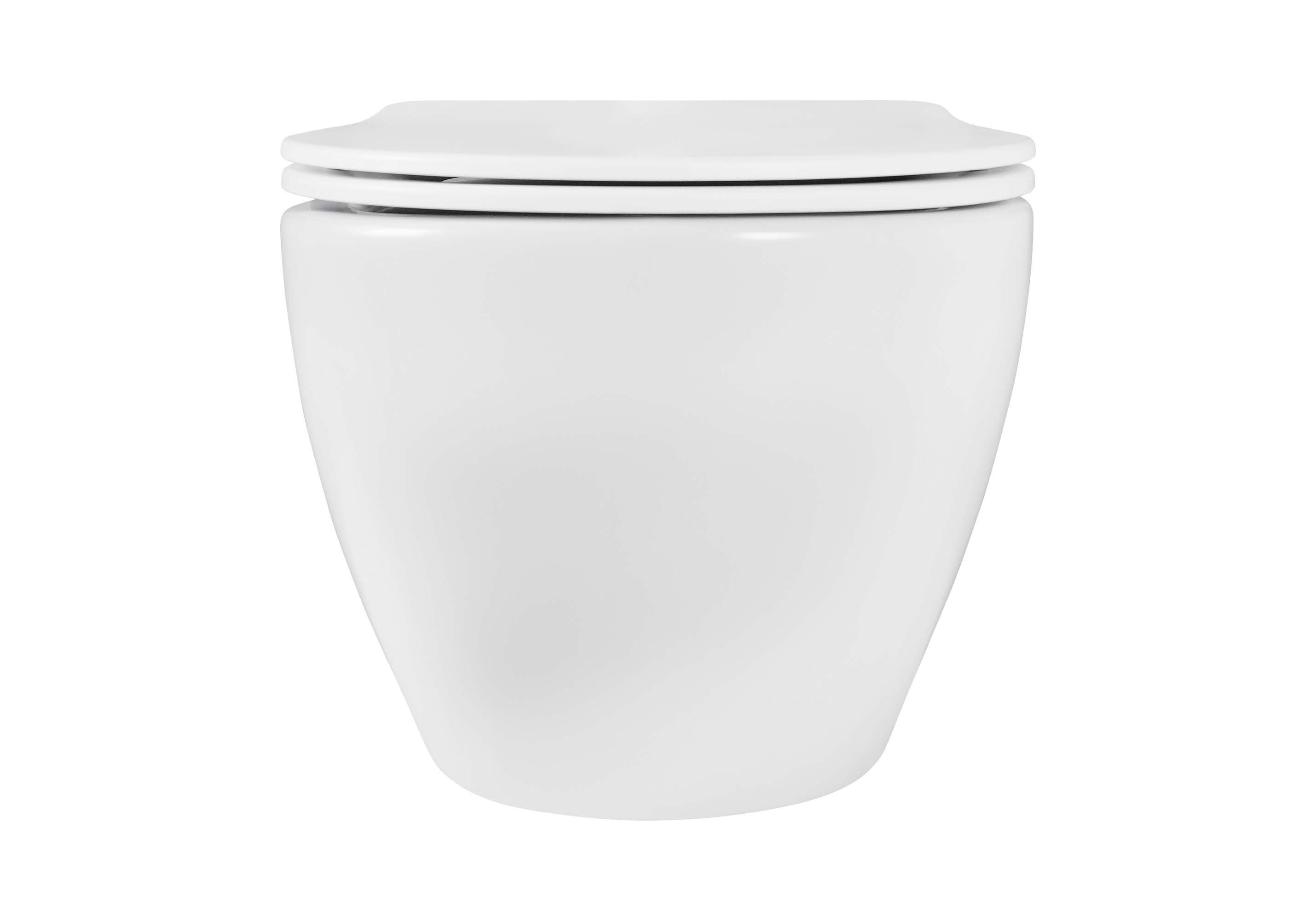 Унитаз подвесной безободковый Aquatek Европа AQ1901-MW с сиденьем Soft Close белый матовый