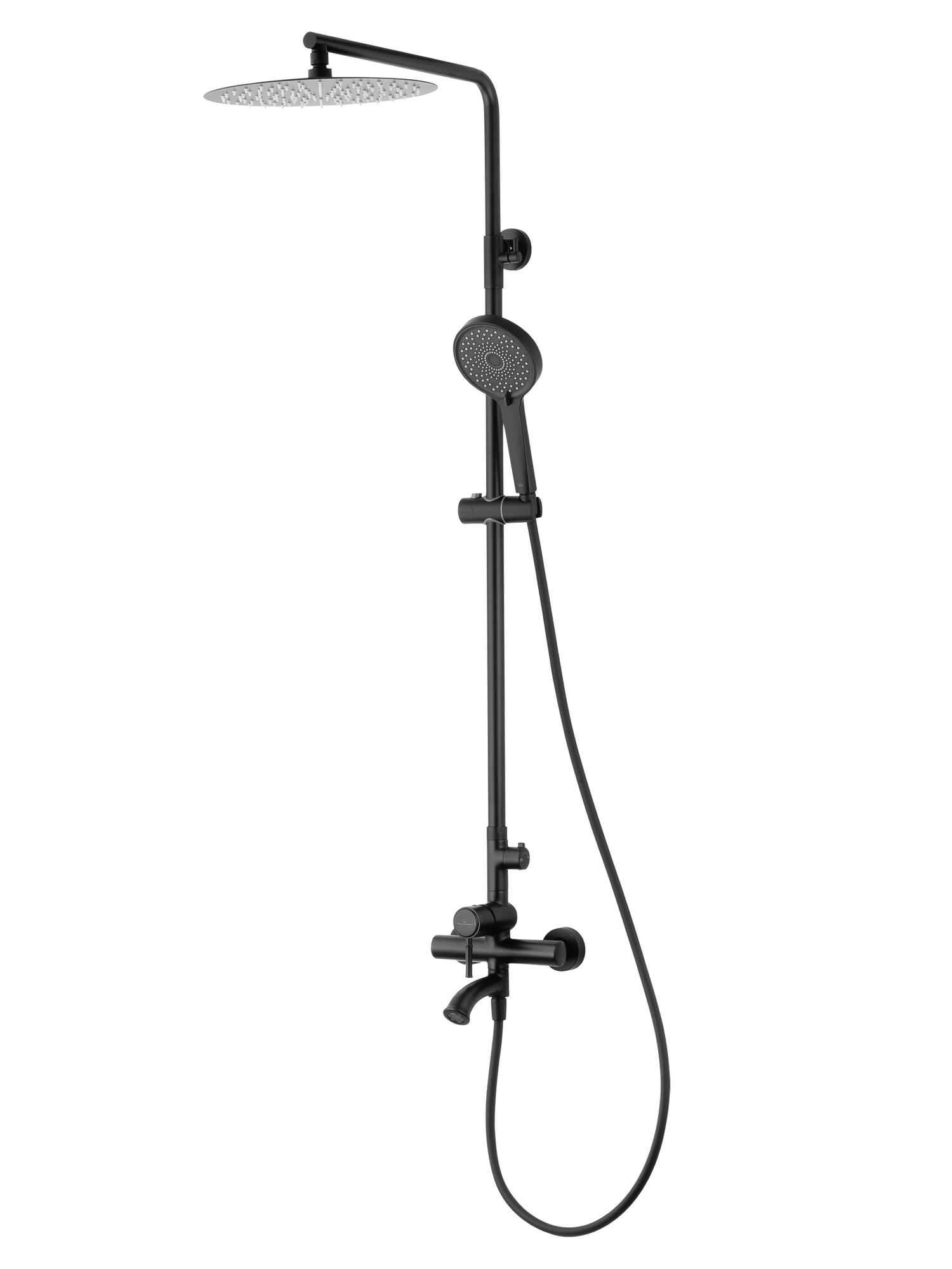 Душевая система WONZON & WOGHAND TOR, Черный матовый WW-88047073-MB