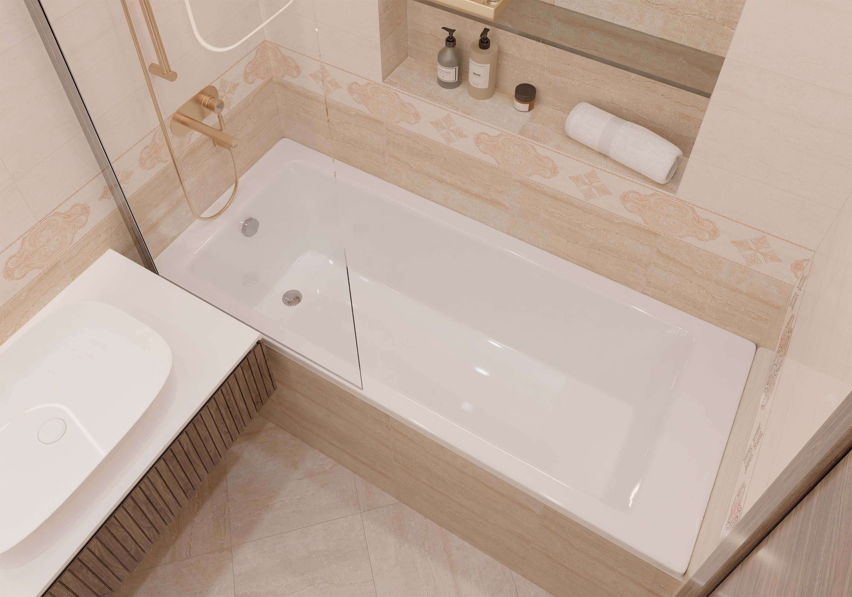 Акриловая ванна Aquatek Калибри KL160-0000001 160х70 см