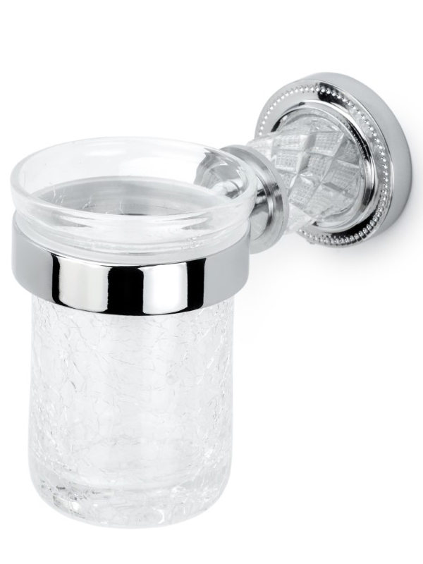 Стакан для зубных щеток Boheme MURANO CRYSTAL (комплект) 10904-CRST-CH