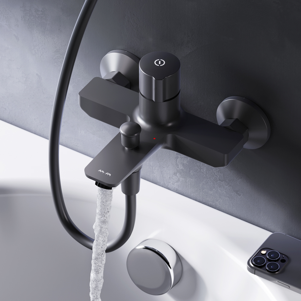 Смеситель для ванны и душа AM.PM X-Joy F85A10522 нажимной TouchReel