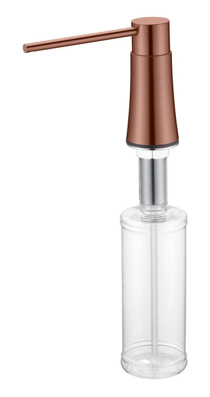 Диспенсер для кухни встраиваемый Boheme COPPER BRUSHED 630-CB