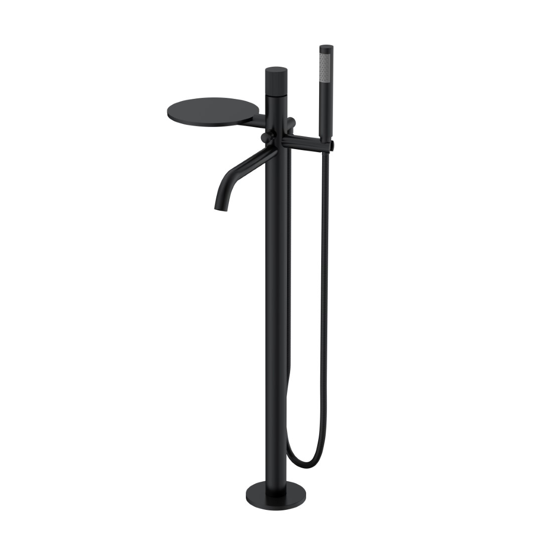 Смеситель Boheme STICK напольный BLACK LINEA 129-BB.3