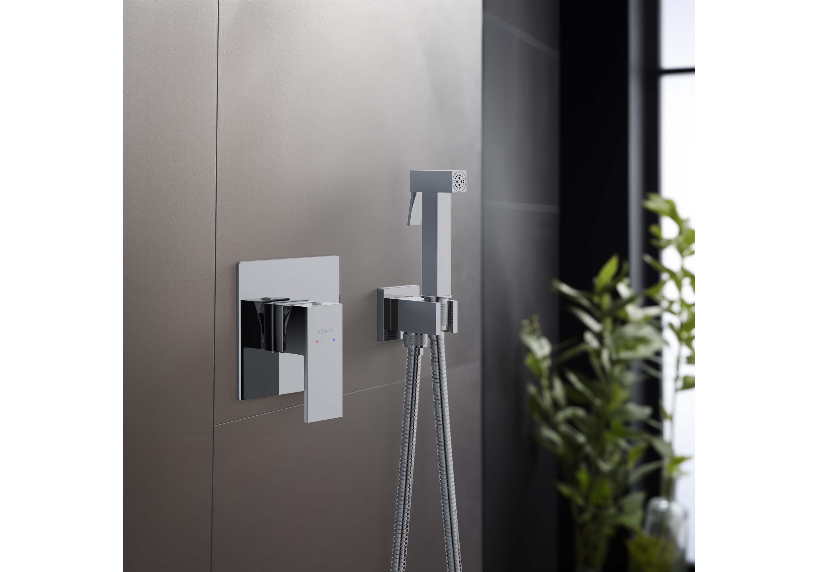 Гигиенический душ со смесителем Aquatek Либра AQ1619CR