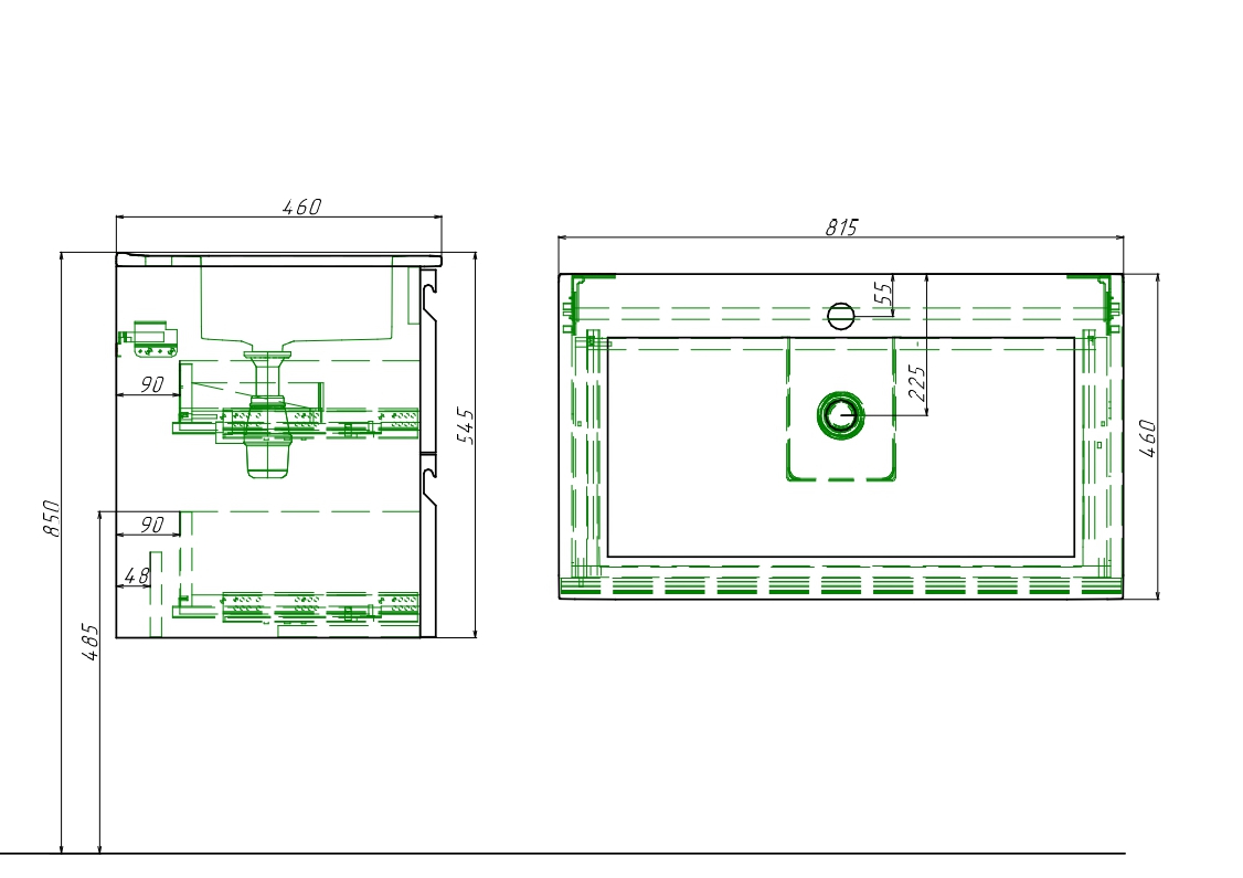 Раковина накладная Aquatek AQ0480-00