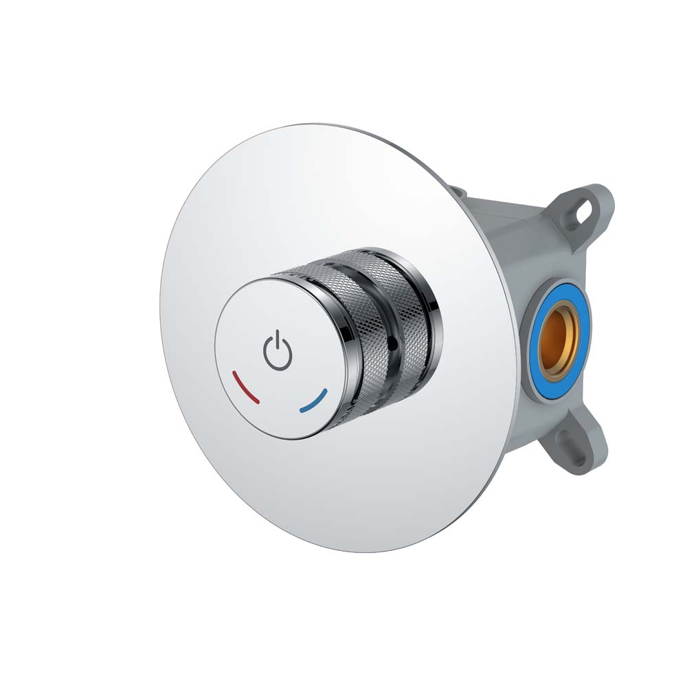 Смеситель автоматический встроенный Boheme TECH Chrome 154-4-CR