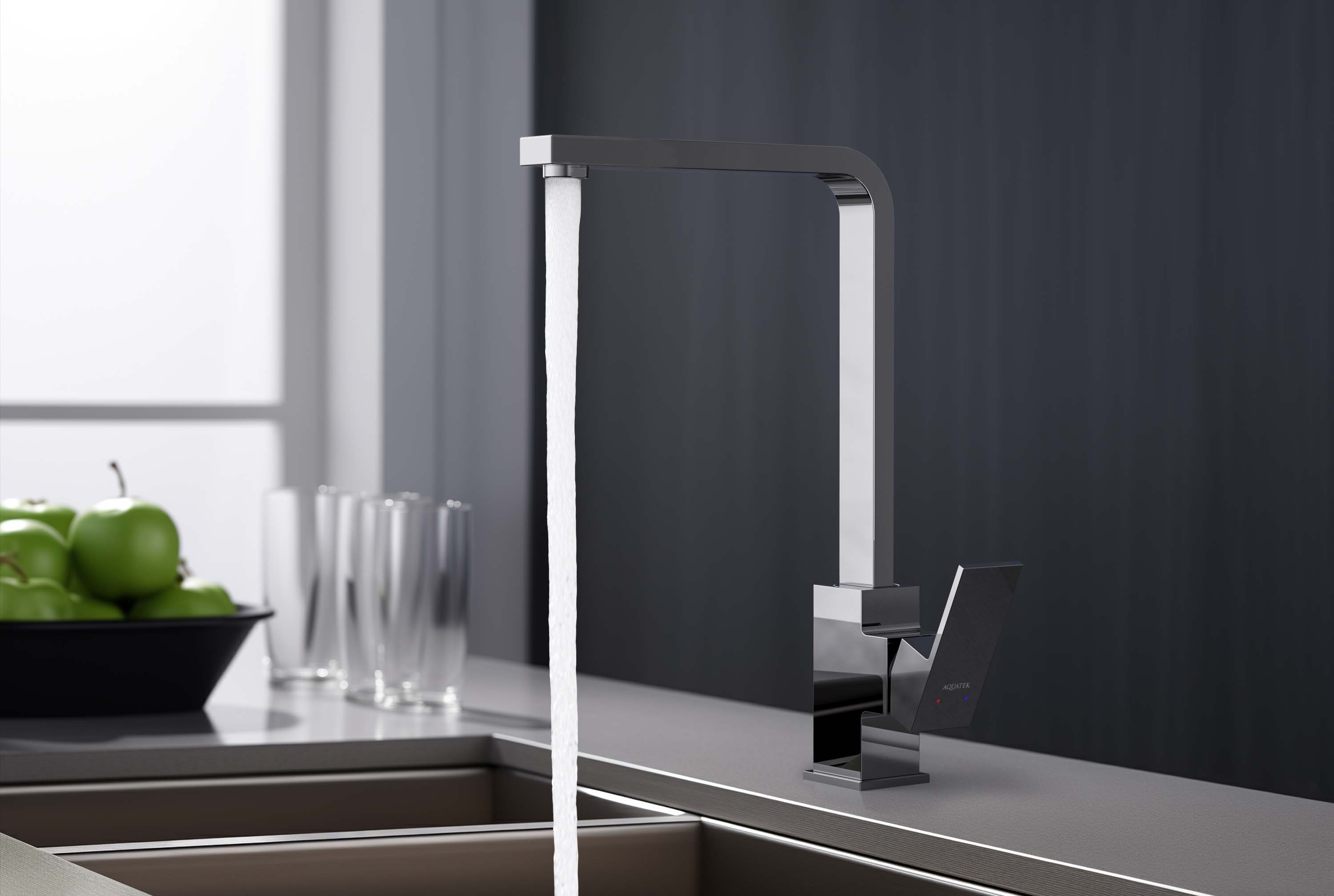 Смеситель Aquatek Либра AQ1680CR для кухни