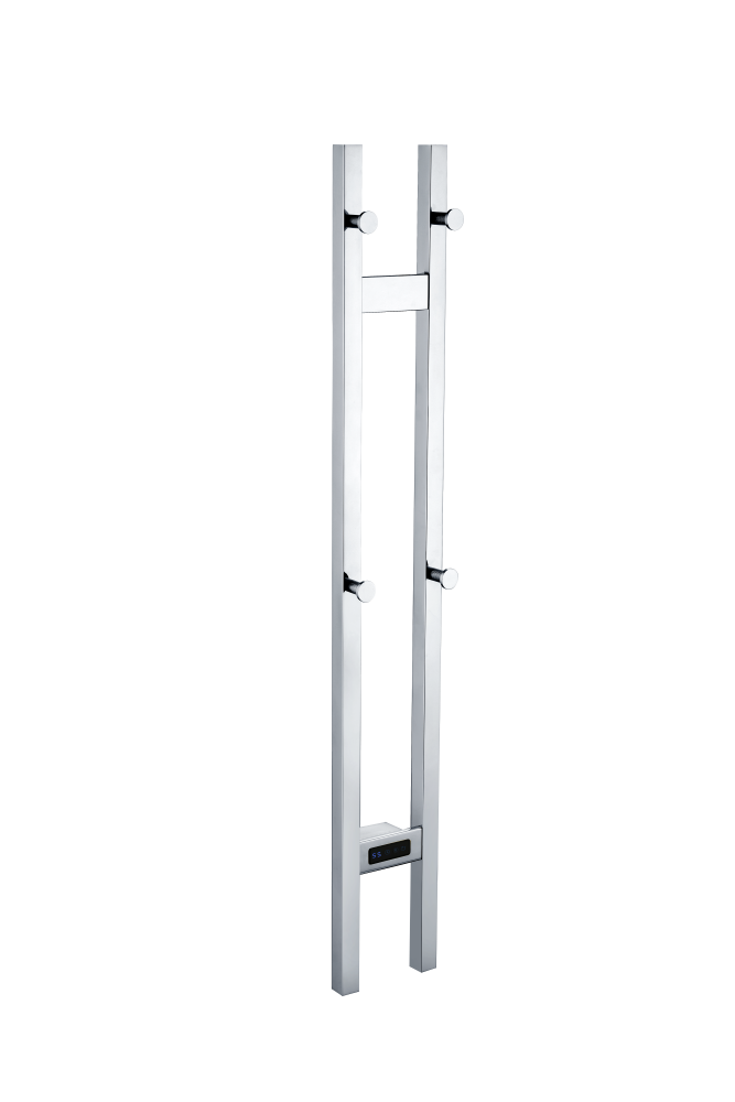 Полотенцесушитель электрический 2-трубы квадратный Boheme CHROME 728-CR