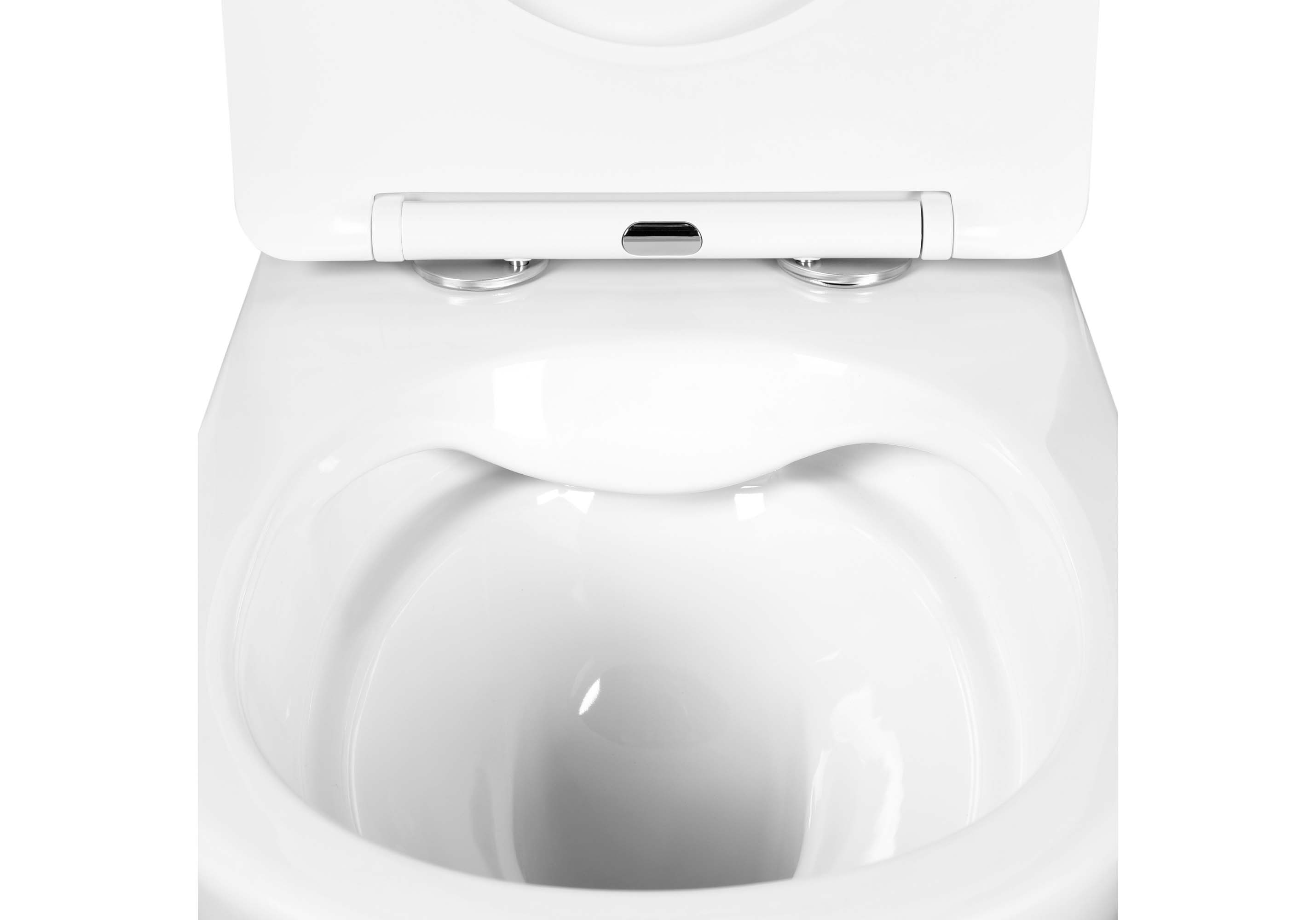 Унитаз подвесной безободковый Aquatek Вега AQ1905-MW с сиденьем Soft Close белый матовый