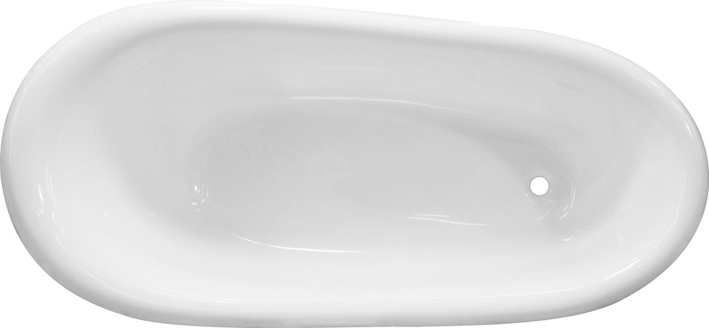 Ванна из искусственного камня Эстет Марсель ФР-00006516 170x80 ножки белые