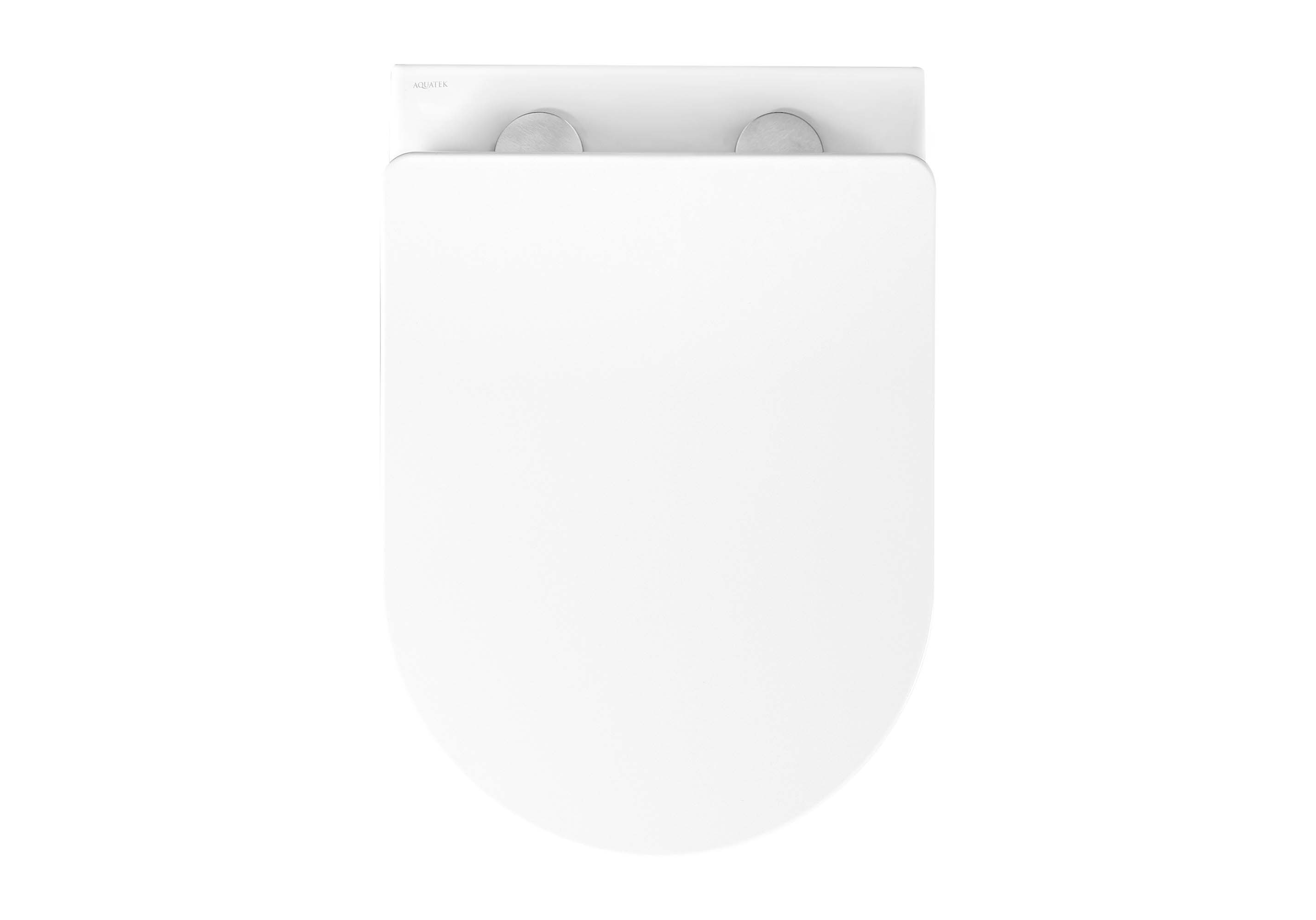 Унитаз подвесной безободковый Aquatek Европа AQ1901-MW с сиденьем Soft Close белый матовый