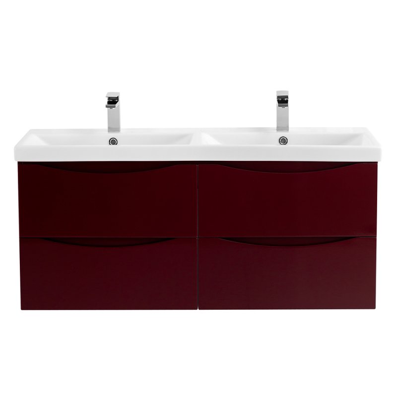 Тумба под раковину BelBagno Marino MARINO-CER-1200-4C-SO-2-BRDL-P 120 см, Bordo Lucido